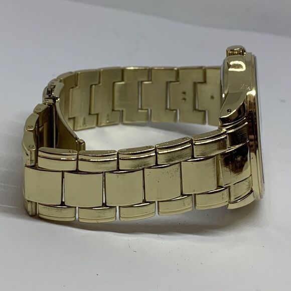 Inc International Concepts 100128134WA Men's Gold Analog Black Dial Watch NWC83 - Picture 7 of 8